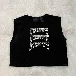 Puma Fenty Black Crop Top